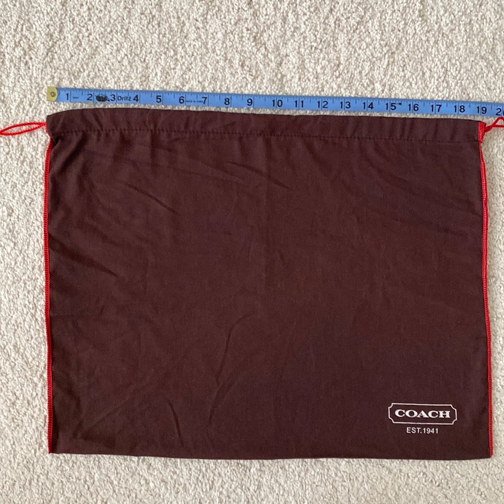 Coach Dust Bag 19x14